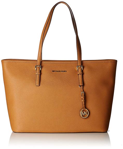 michael kors jet set travel carryall saffiano leather|Michael Kors tote bag.